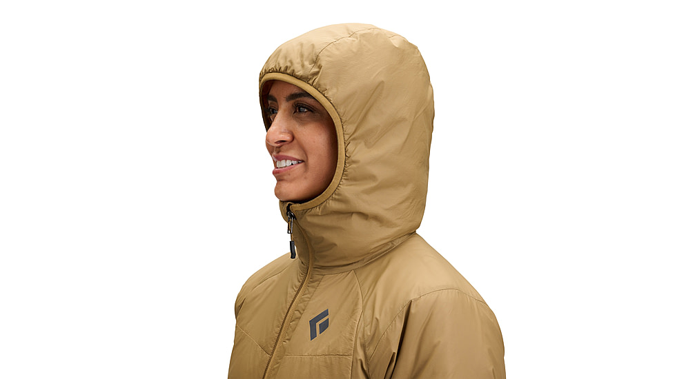Black Diamond Solution 2.0 Hoody - Womens, Flax, Small, AP7440842021SML1