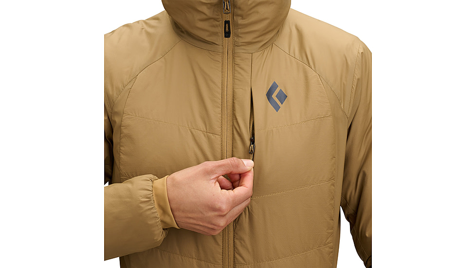 Black Diamond Solution 2.0 Hoody - Womens, Flax, Small, AP7440842021SML1