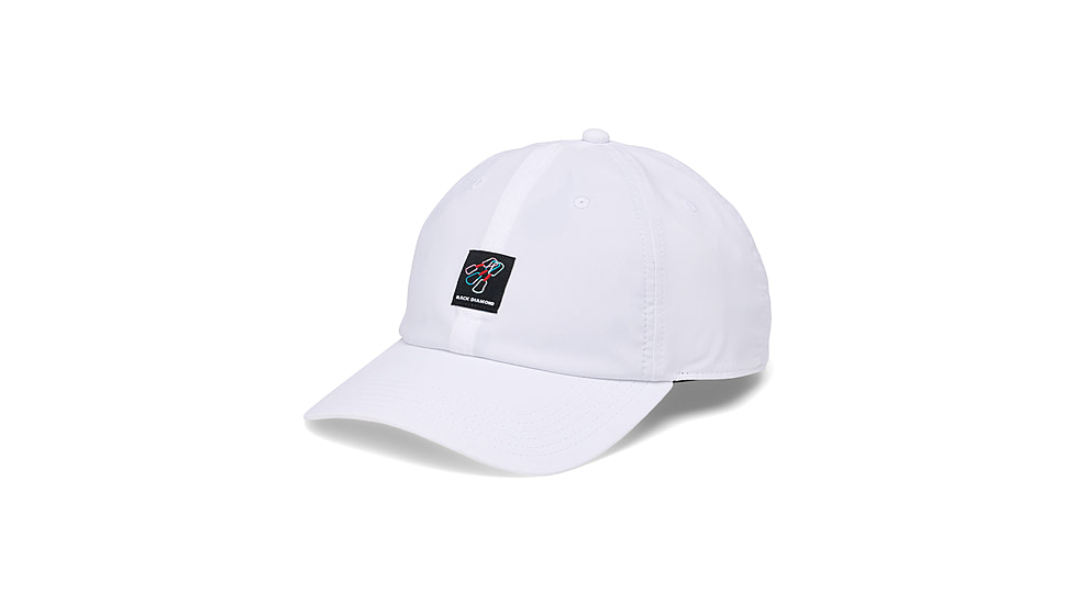 Black Diamond Synthetic Dad Hat, White/Black Woven Quickdraws Patch, AP7230639690ALL1