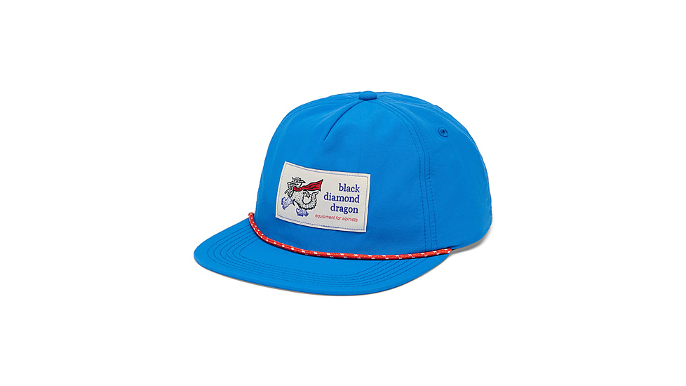 Black Diamond Synthetic Rope Hat, Drifter Blue/White Dragon Patch, AP7230609288ALL1