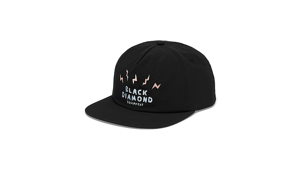 Black Diamond Synthetic Surf Hat, Black/Lightning Bolts, AP7230559123ALL1