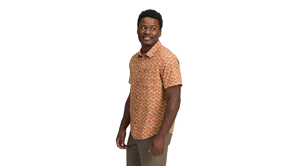 Black Diamond Wingate Short Sleeve Shirt - Mens, Burnt Sienna Desert Tower, Large, AP7530119664LRG1