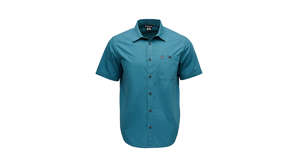 Black Diamond Wingate Short Sleeve Shirt - Mens, Creek Blue, Extra Large, AP7530114064XLG1