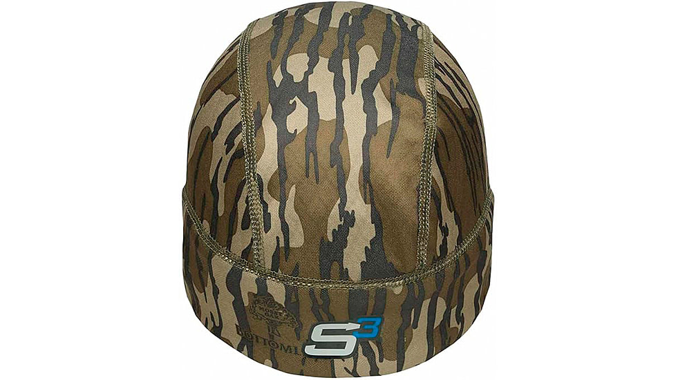 Blocker Outdoors Shield S3 Skull Cap - Men's, Mossy Oak Bottomlands Camo, 2300341-0750000