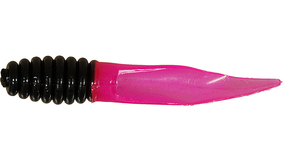 Bobby Garland Slab Slay'R Soft Bait, 12, 2in, Black/Hot Pink, BG2SS0364-12