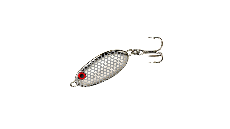 Bomber B8880 Slab Spoon Crankbaits, 3D Silver/Slv, B8880