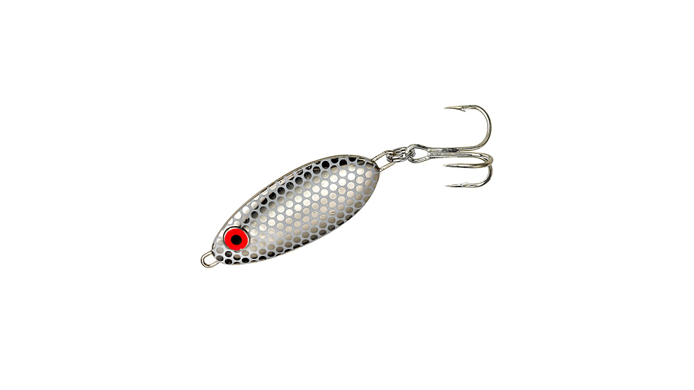 Bomber B8980 Slab Spoon Crankbaits, 3D Silver/Slv, B8980