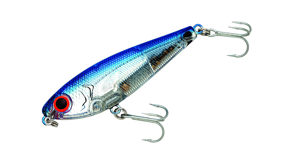 Bomber Saltwater SW Badonk Hi P Topwater Lure, 4in, 1/2oz, Silver Flash/Black Back, BSWDTH4347