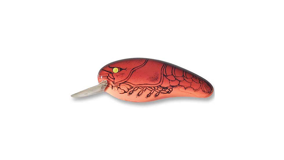 Bomber Deep Flat A Crankbait, 2 1/2in, 3/8oz, Apple Red Crawdad/OB, B02DFAXC5