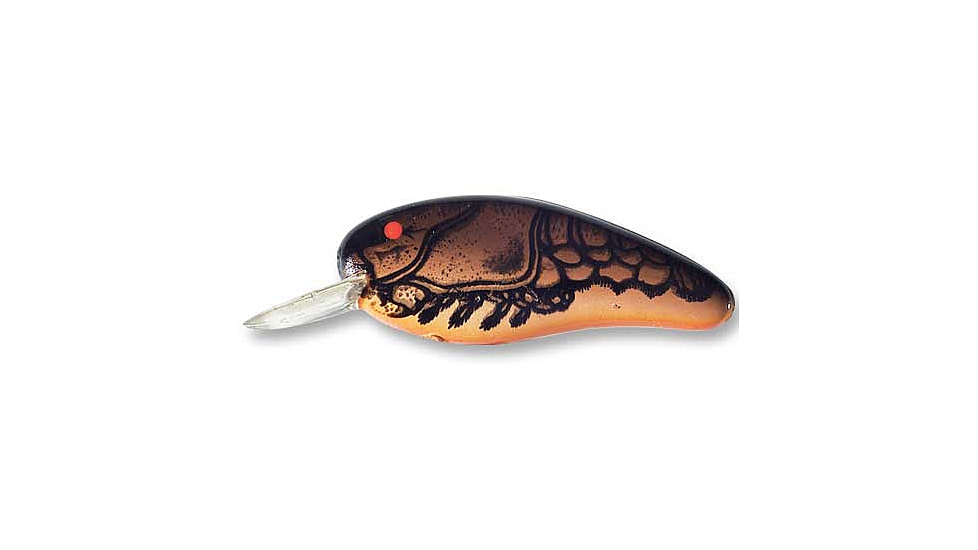 Bomber Deep Flat A Crankbait, 2 1/2in, 3/8oz, Dark Brown Crawdad, B02DFAXC4
