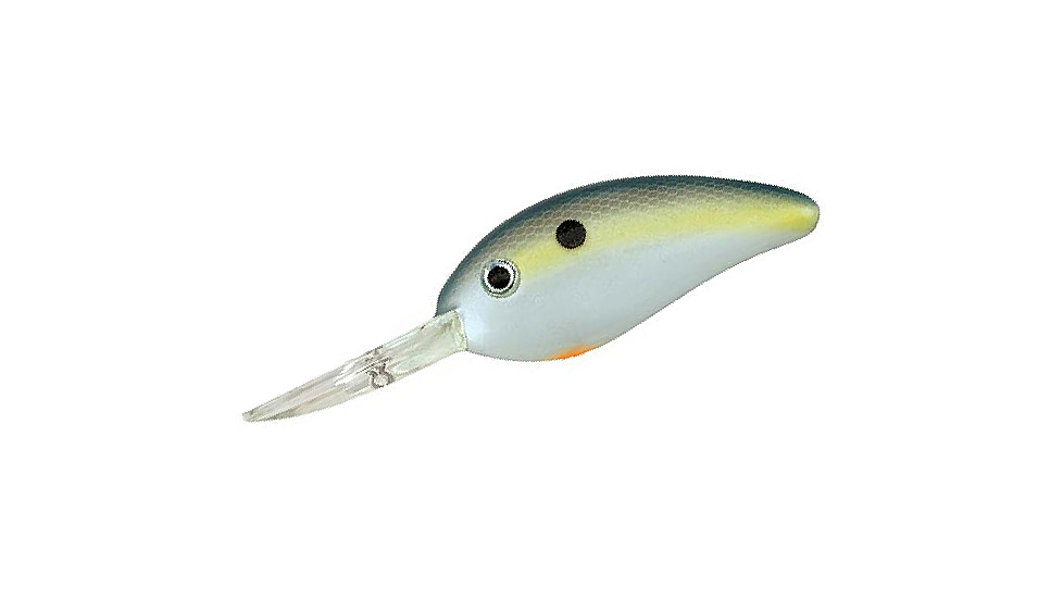 Bomber Fat Free Shad Jr. Crankbait, 2-1/2in, 5/8oz, Foxy Shad, BD6FFS