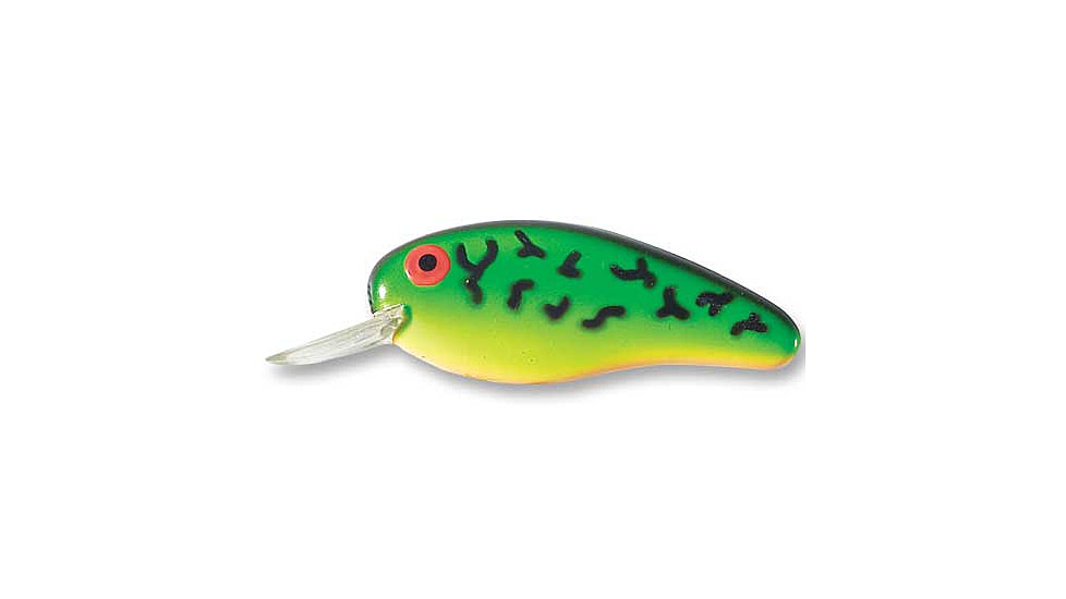 Bomber Flat A Crankbait, 2-1/2in, 3/8oz, Fire Tiger, B02FAFT