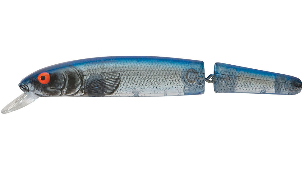 Bomber Saltwater SW Jointed Heavy Duty Long A Crankbait, 6in, 1oz, Silver Flash/Blue Black, BSW16JXSIL
