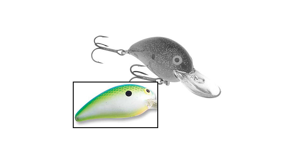 Bomber Model 4A Crankbait, 2 5/8in, 5/16oz, Citruse, B04ACIT