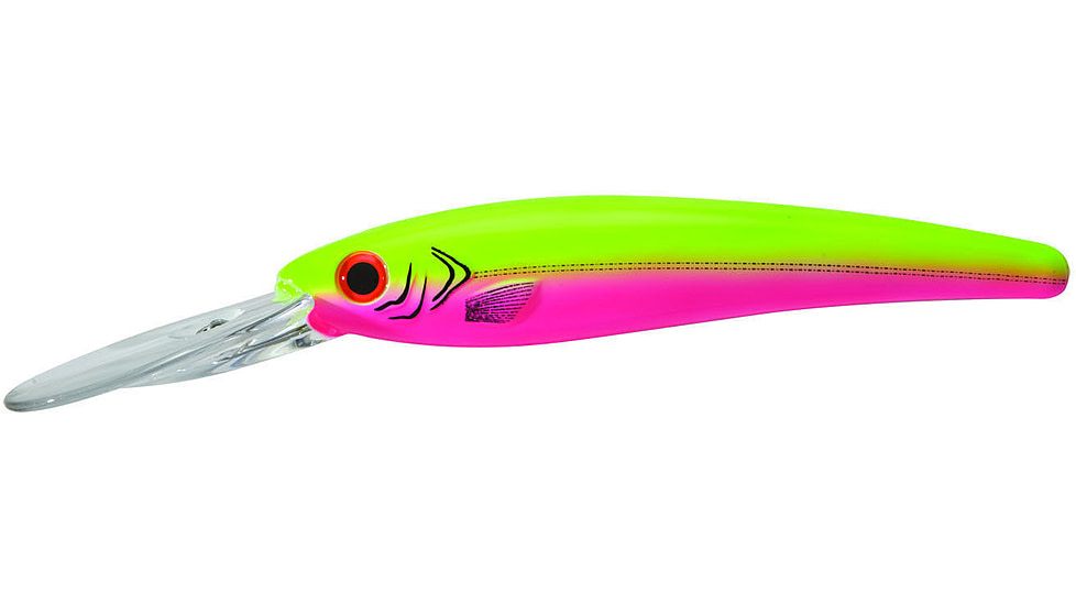 Bomber Saltwater SW A-Salt Fishing Plug, 8in, 4oz, Cotton Candy, BSWCD30330