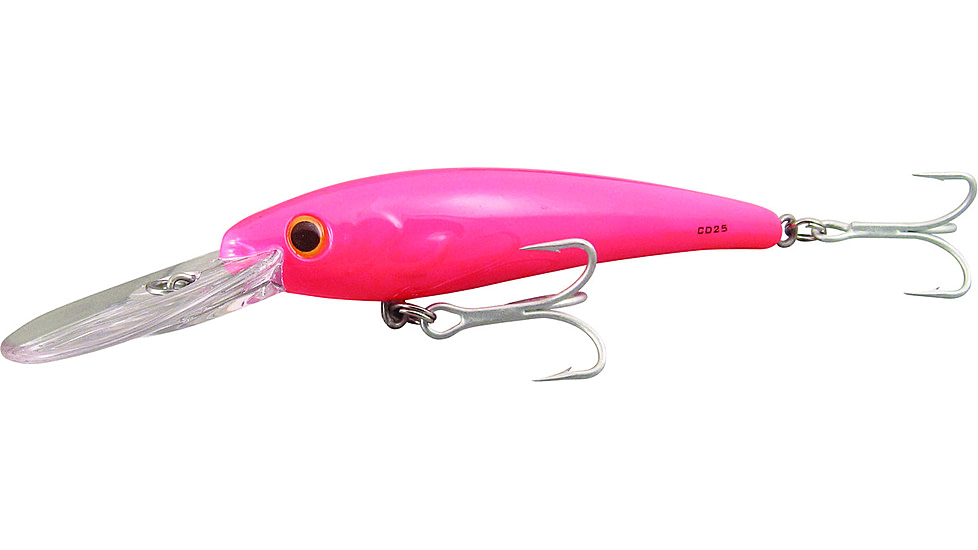Bomber Saltwater SW A-Salt Fishing Plug, 8in, 4oz, Hot Pink, BSWCD30HP