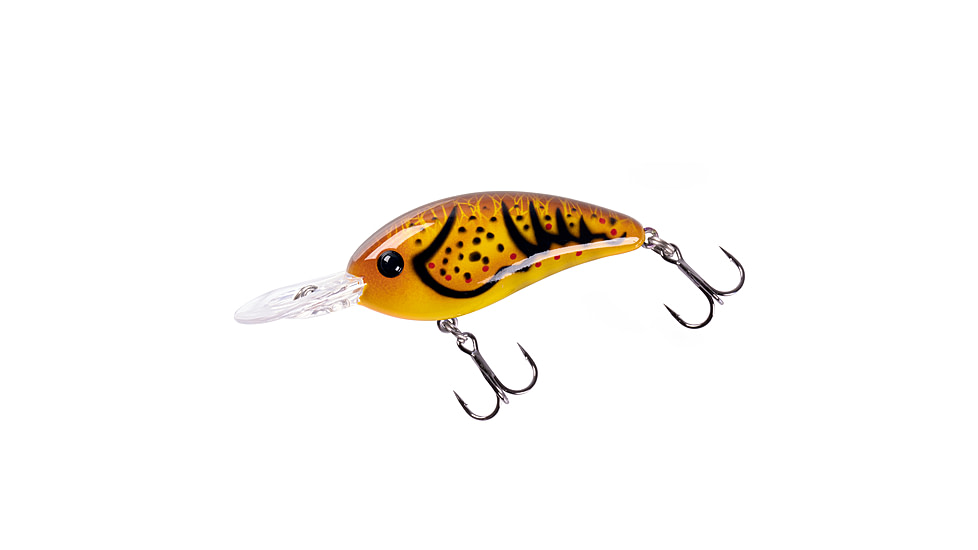 Bomber Fat Free Guppy Crankbait, 2 3/8in, 3/8oz, Muddy Craw, BMBD5M527