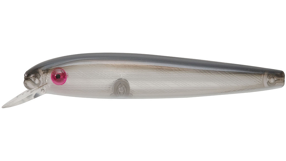 Bomber Wind-Cheater Minnow, 1-7/8oz, 6in, Silver/Black, BSWW6312