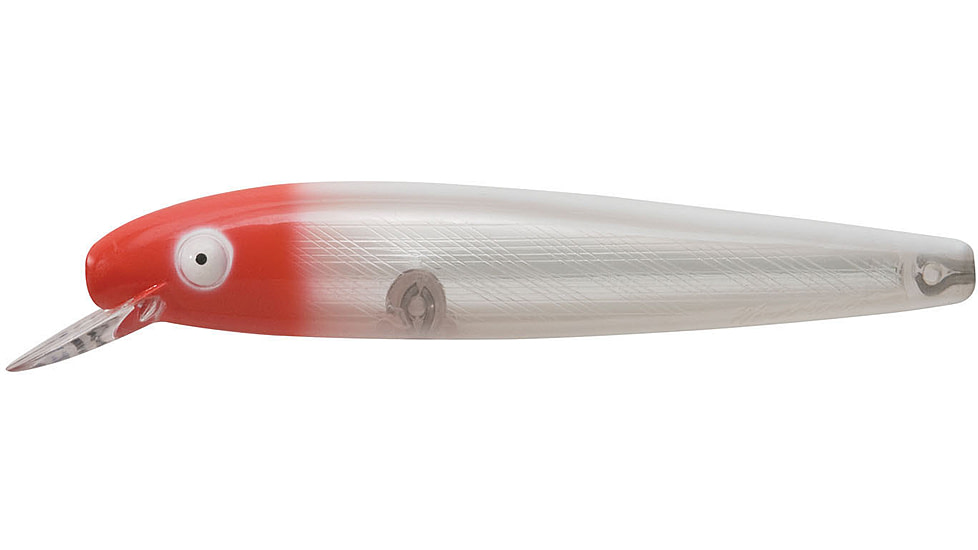 Bomber Wind-Cheater Minnow, 1-7/8oz, 6in, Silver/Red, BSWW6315