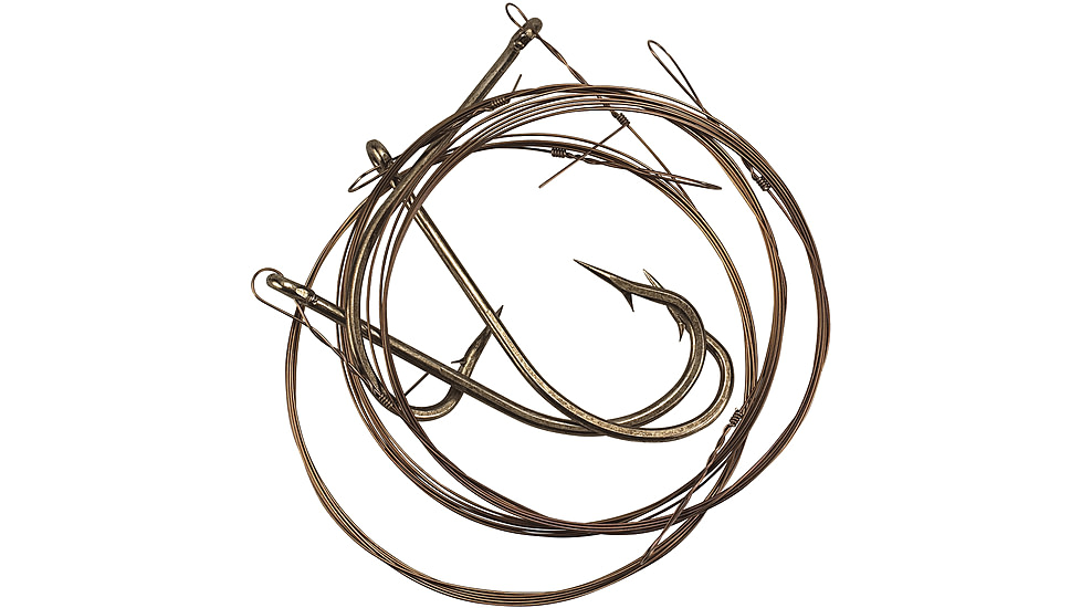 Boone Bait Ballyhoo Rig, Single Hook, Bronze Wire, 7/0 Hook, 3/Pack, 621