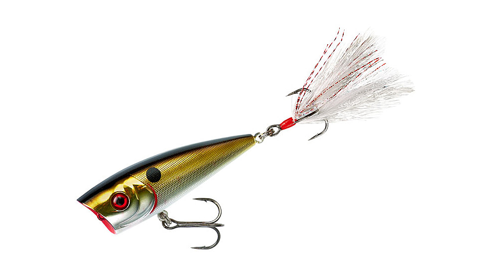 Booyah Boss Pop Topwater Popper, 3in, 3/8 oz, Z Shad, BYBP313