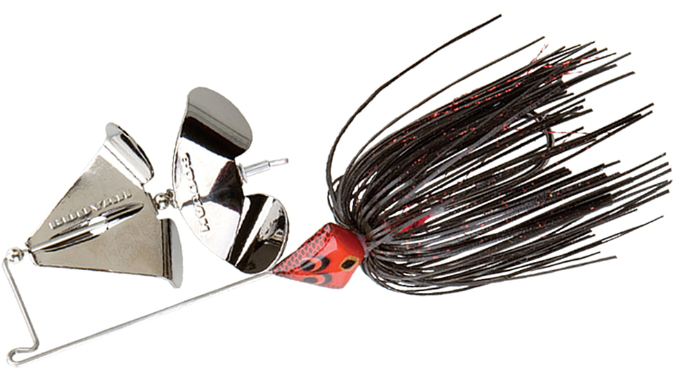 Booyah Counter Strike Buzz Bait, 1/4oz, Luna, BYCSB14684
