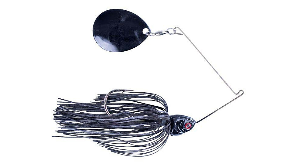 Booyah J.C. Covert Spinnerbait, 1/2oz, Black Night Time, BYCVS12BC731
