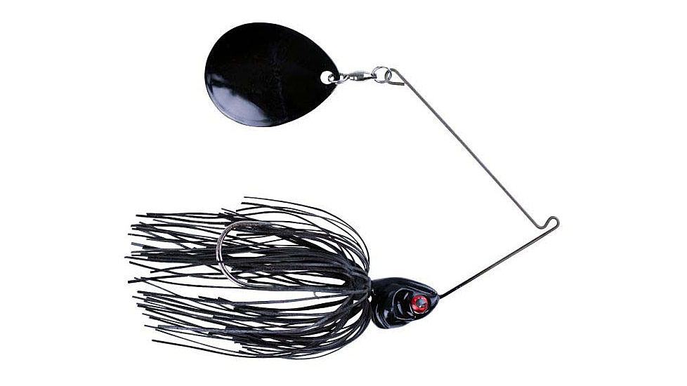 Booyah J.C. Covert Spinnerbait, 3/4oz, Black Night Time, BYCVS34BC731