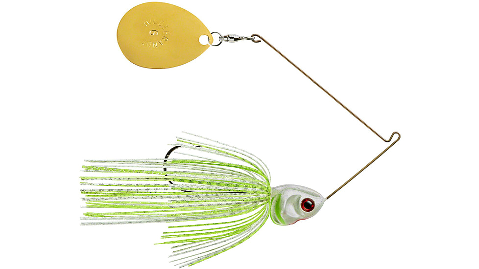 Booyah J.C. Covert Spinnerbait, 1oz, G Col Wt Cht Slvsc/PrCht, BYCVS1GC729