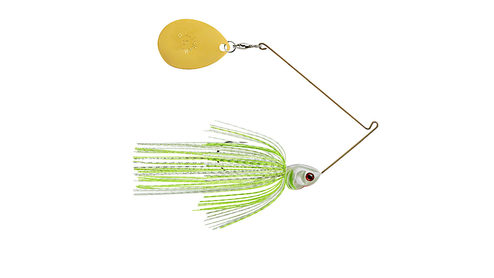 Booyah J.C. Covert Spinnerbait, 1/2oz, G Col #5 Wt Cht Slvsc/PrCht, BYCVS12G5C729