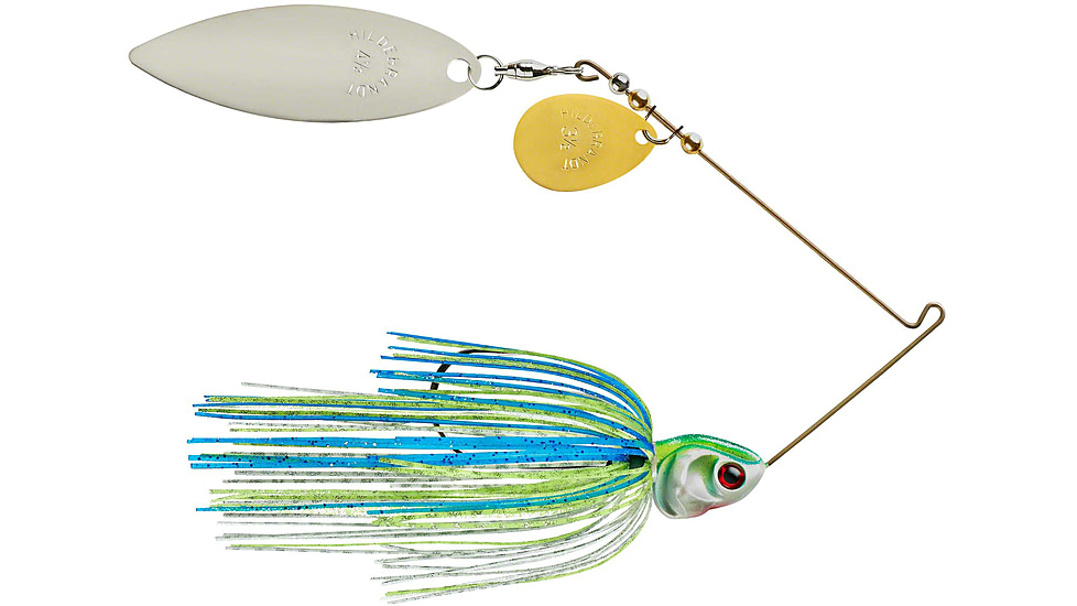 Booyah J.C. Covert Spinnerbait, 1/2oz, G/N Tand Wt/Chart/Blue, BYCVS12GNT730