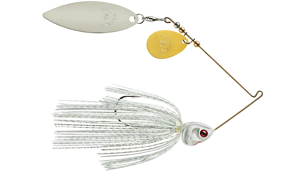 Booyah J.C. Covert Spinnerbait, 1/2oz, G/N Tand Wt Slvsc/Prl Hd, BYCVS12GNT728