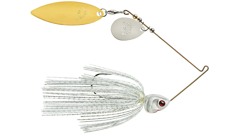 Booyah J.C. Covert Spinnerbait, 1/2oz, N/G Tand Wt Slvsc/Prl Hd, BYCVS12NGT728