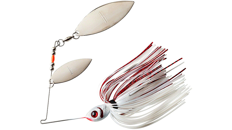 Booyah Double Willow Spinnerbait, 1/2oz, Wounded Shad, BYBW12643