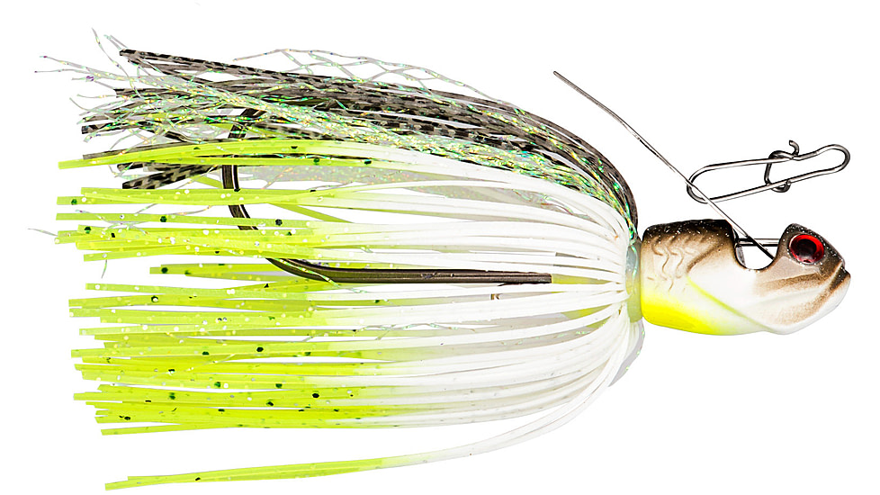 Booyah Melee Jig, 1/2 oz, 3.25 in, River Killer/Silver Blade, BYMLE1267