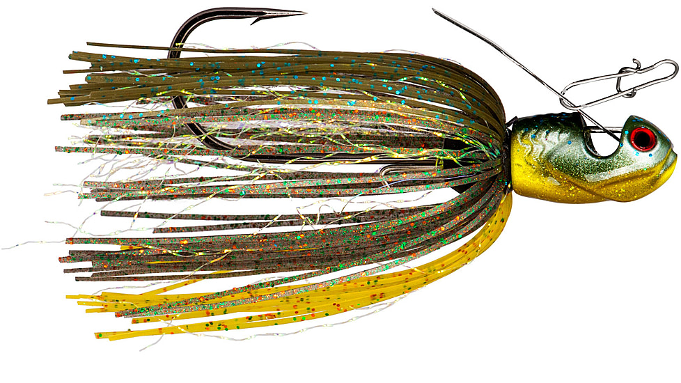 Booyah Melee Jig, 1/2 oz, 3.25 in, Summer Gill/Black Blade, BYMLE1275