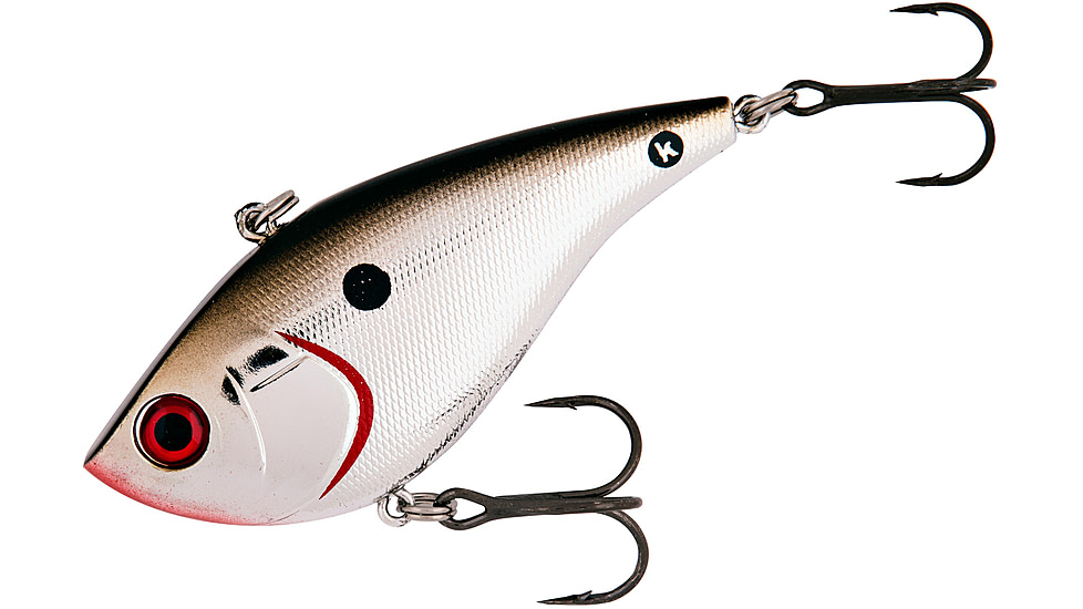 Booyah One Knocker Lipless Crankbait, 3/4oz, 3 in, Chrome Black, BYHKK3425