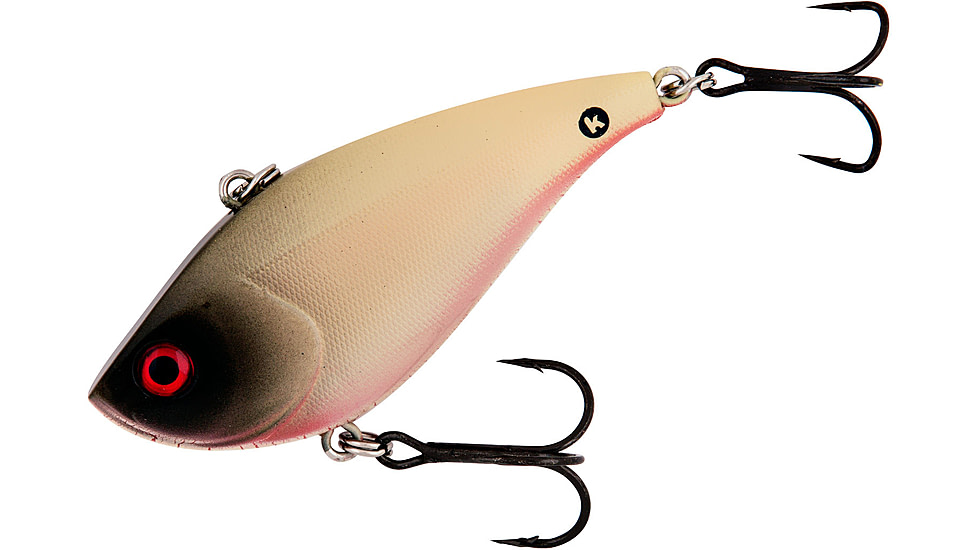 Booyah One Knocker Lipless Crankbait, 1/2oz, 2 1/2 in, Crushed Bone, BYHKK1221