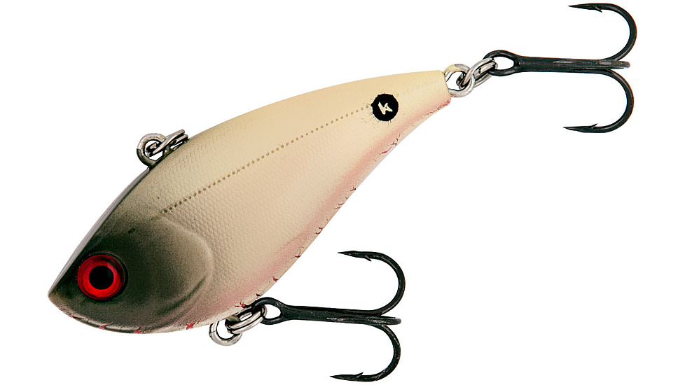 Booyah One Knocker Lipless Crankbait, 1/4oz, 2 1/4 in, Crushed Bone, BYHKK1421