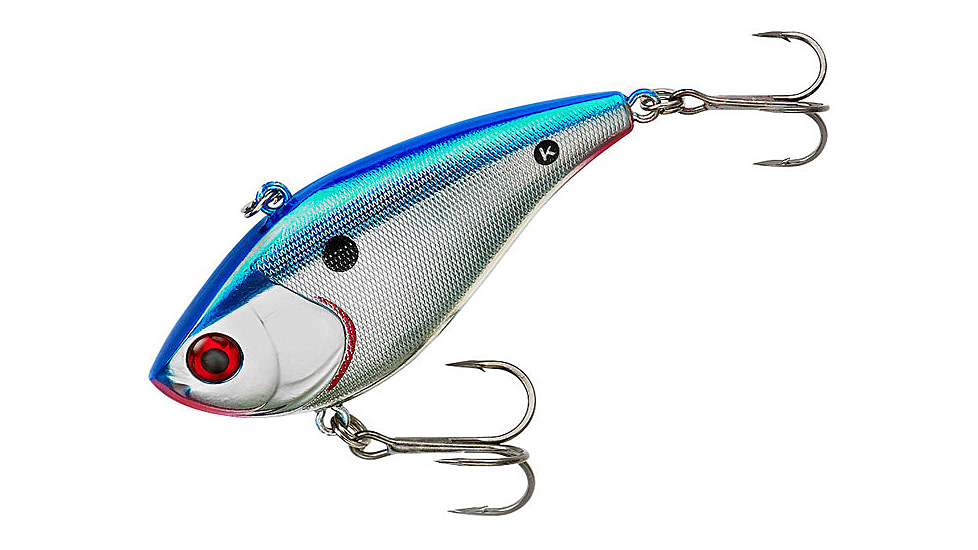 Booyah One Knocker Lipless Crankbait , 1/4oz, Blue Shiner, BYHKK1407