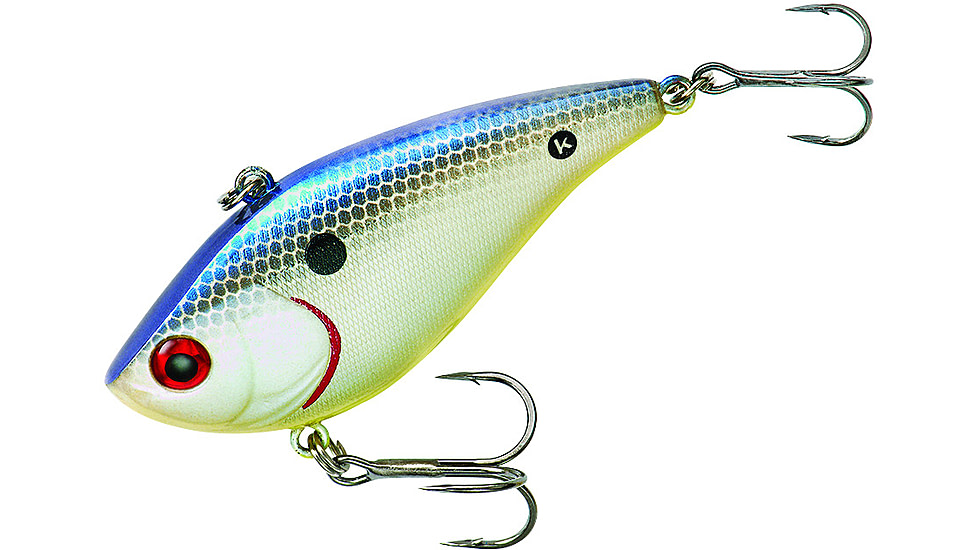 Booyah One Knocker Lipless Crankbait, Sinking, 1/2oz, 2 1/2in, Bling, BYHKK1210