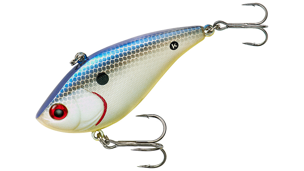 Booyah One Knocker Lipless Crankbait, Sinking, 1/4oz, 2 1/2in, Bling, BYHKK1410