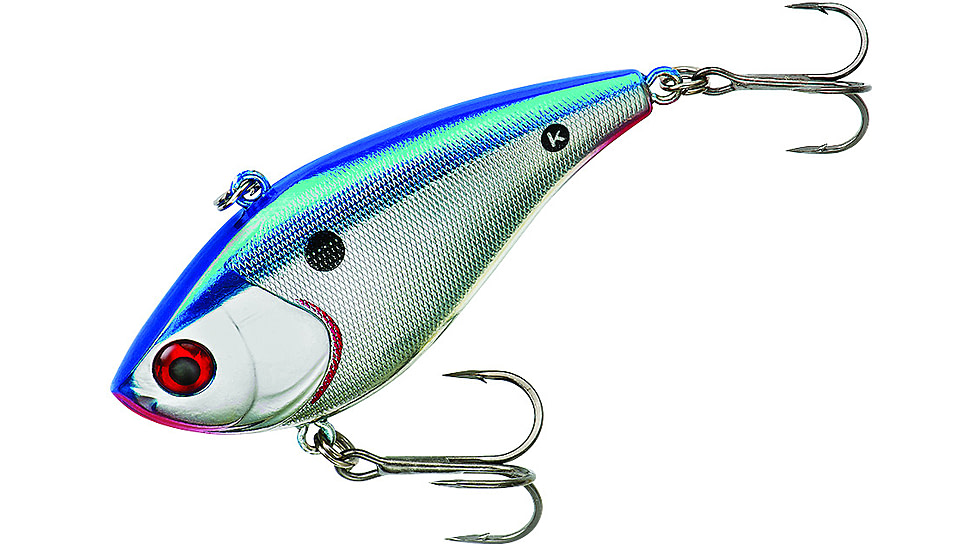 Booyah One Knocker Lipless Crankbait, Sinking, 1/2oz, 2 1/2in, Blue Shiner, BYHKK1207