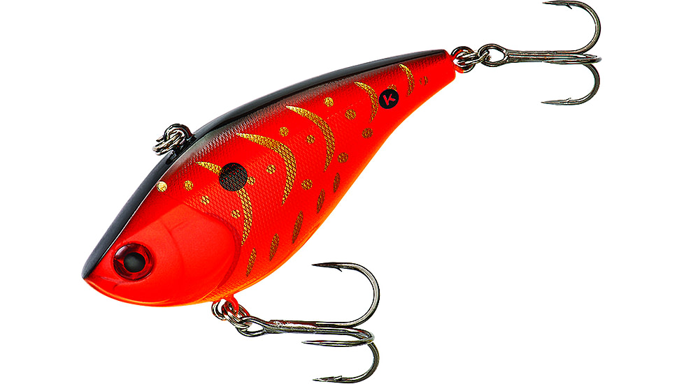 Booyah One Knocker Lipless Crankbait, Sinking, 3/4oz, 3in, Rayburn Red, BYHKK3401