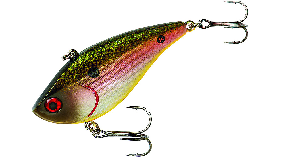 Booyah One Knocker Lipless Crankbait, Sinking, 1/2oz, 2 1/2in, Tenn Blush Shad, BYHKK1211