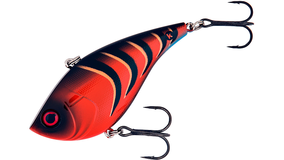 Booyah One Knocker Lipless Crankbait, 3/4oz, 3 in, Tiger Craw, BYHKK3423