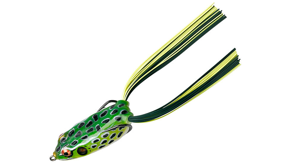 Booyah Pad Crasher Jr Soft Bait, 1/4 oz, 2in, Leopard Frog, BYPC2901