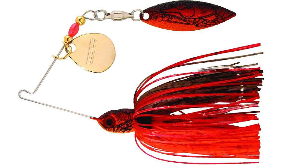 Booyah Pond Magic Real Craw Spinnerbait, 3/16oz, Nest Robber, BYPM36717