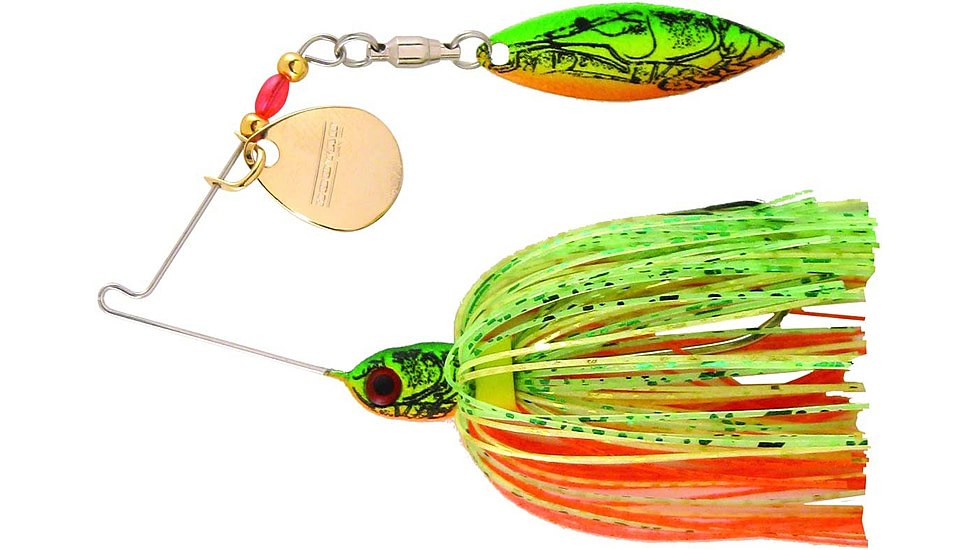 Booyah Pond Magic Real Craw Spinnerbait, 3/16oz, Okie Craw, BYPM36718