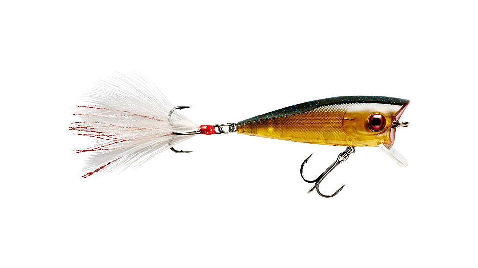 Booyah Prank Popper Diver, 5/16oz, 2.31in, 0-2 Feet, 6 Trebles, Summer Gill, BYPRK226